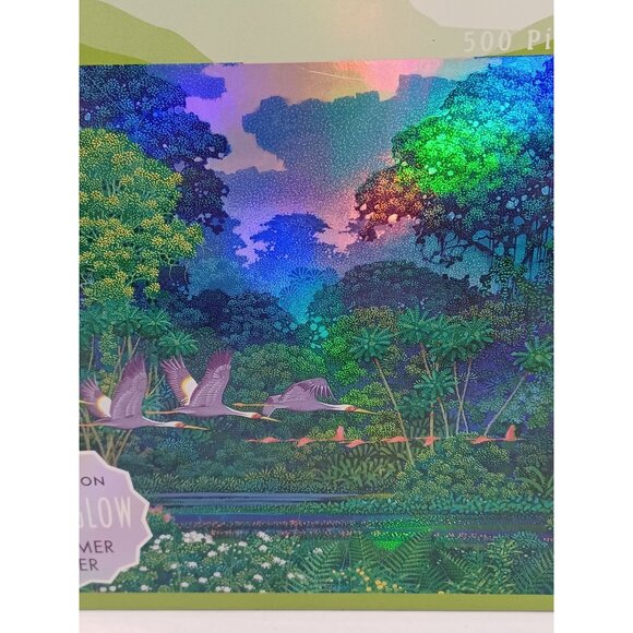 New  Hiro Isono Emerald Dreams 500 Pc Jigsaw Puzzle Ceaco Holographic Art  2005 - Picture 4 of 9